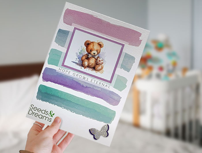 Handmade Plantable Greeting Card with Wildflower Seeds - Eco-Friendly Gift