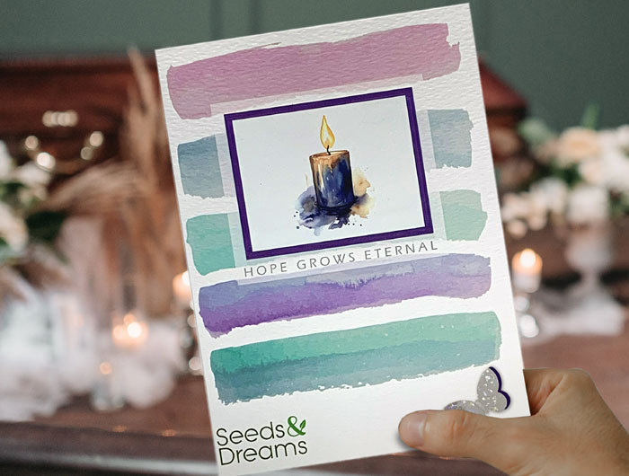 Handmade Plantable Greeting Card with Wildflower Seeds - Eco-Friendly Gift