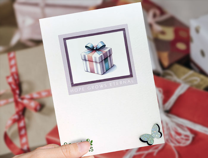 Handmade Plantable Greeting Card with Wildflower Seeds - Eco-Friendly Gift