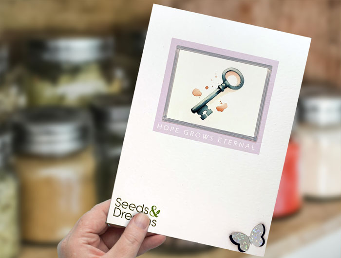 Handmade Plantable Greeting Card with Wildflower Seeds - Eco-Friendly Gift