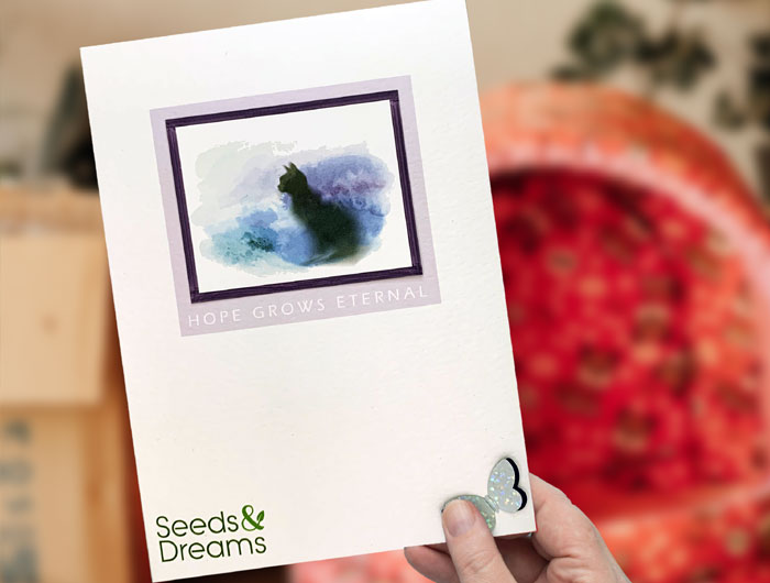 Handmade Plantable Greeting Card with Wildflower Seeds - Eco-Friendly Gift