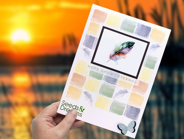 Handmade Plantable Greeting Card with Wildflower Seeds - Eco-Friendly Gift